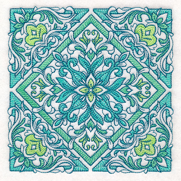 Bohemian Flourish Square