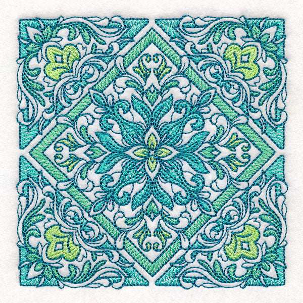 Bohemian Flourish Square