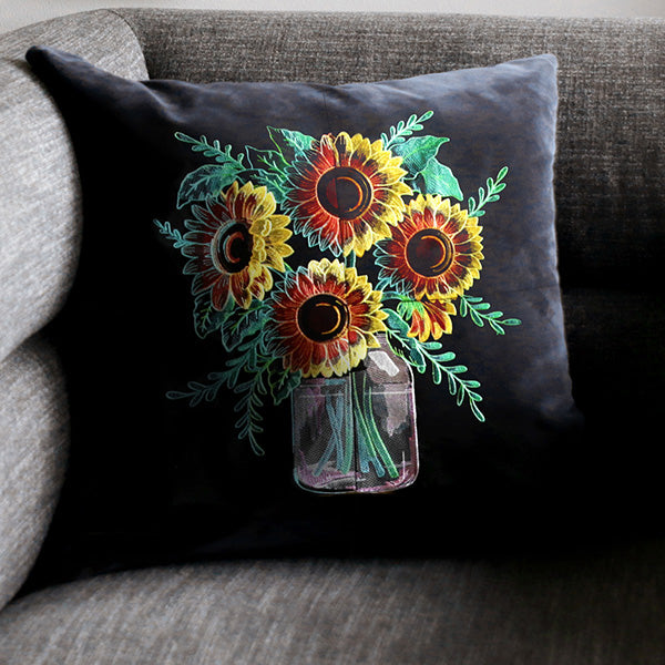 Four Panel Sunflower Bouquet - Bottom Left