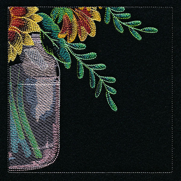 Four Panel Sunflower Bouquet - Bottom Right