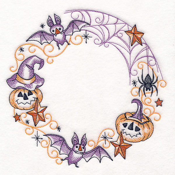 Halloween Nostalgia Wreath