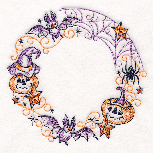 Halloween Nostalgia Wreath