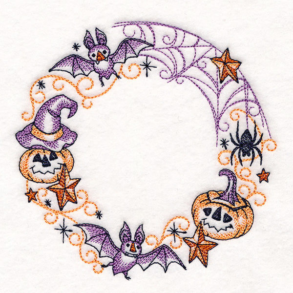 Halloween Nostalgia Wreath