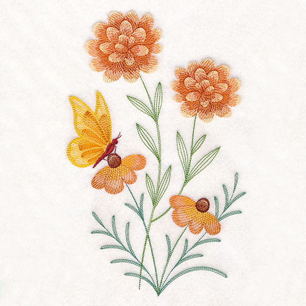 Delicate Treasures in Orange