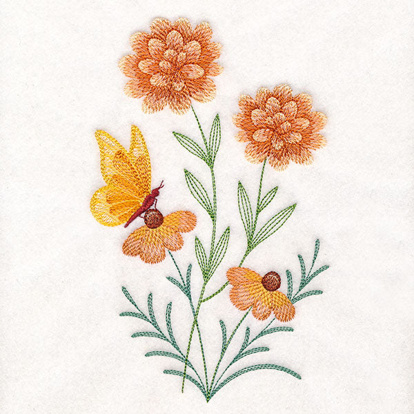 Delicate Treasures in Orange