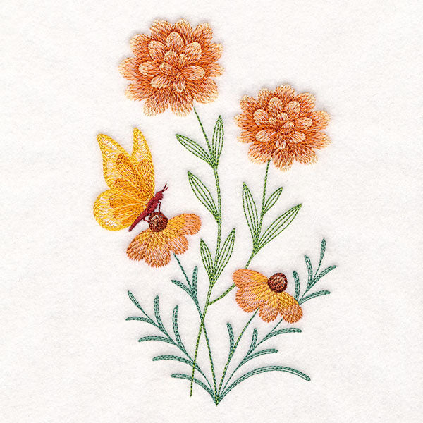 Delicate Treasures in Orange