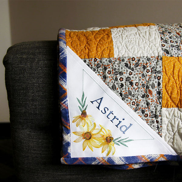 Black-eyed Susans Corner Label