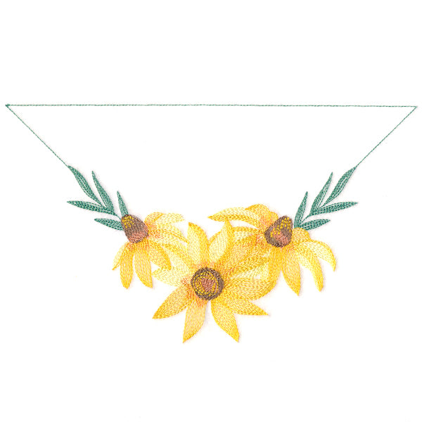 Black-eyed Susans Corner Label