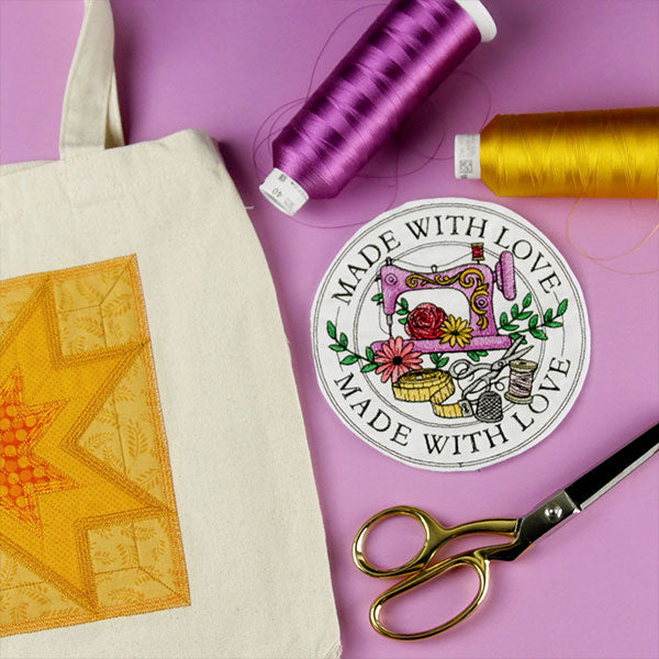 Made with Love Sewing Stamp