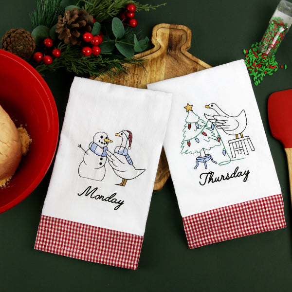 Goose Building a Snowman on Monday