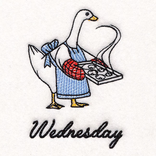 Goose Baking on Wednesday