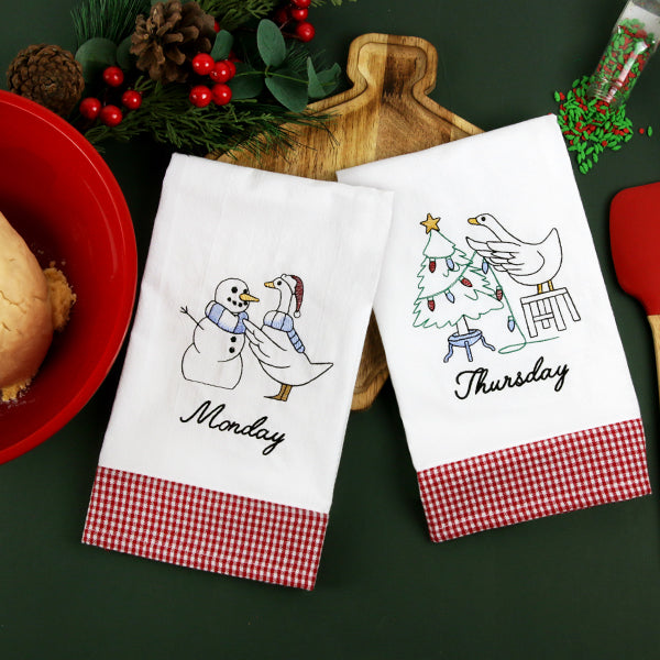 Goose Christmas Decorating on Thursday