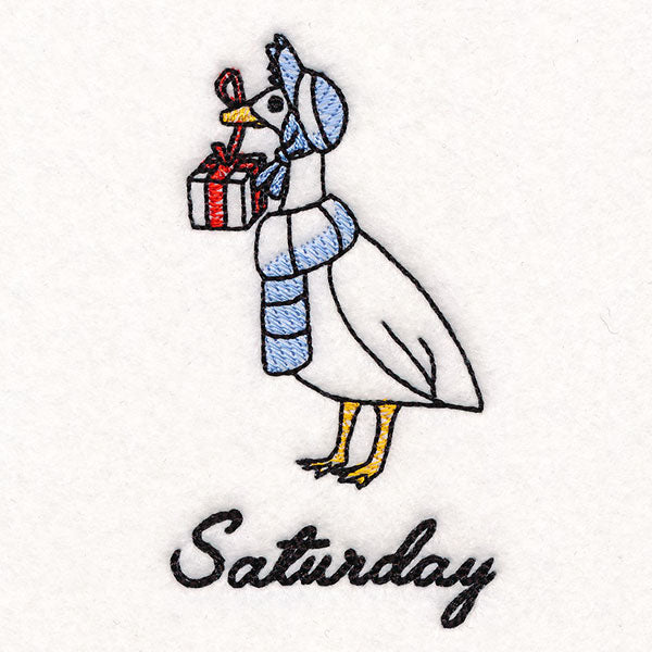 Goose Bringing Gifts on Saturday