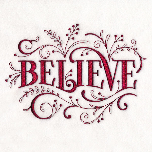 Christmas Filigree - Believe