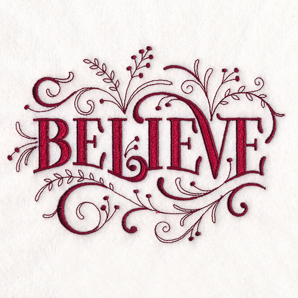Christmas Filigree - Believe