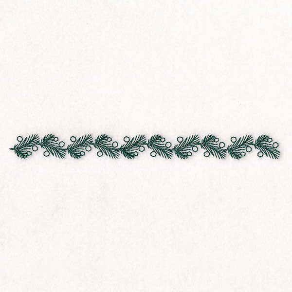 Delicate Christmas Border - Pine