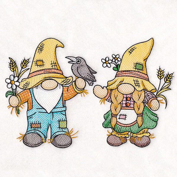 Autumn Scarecrow Gnomes