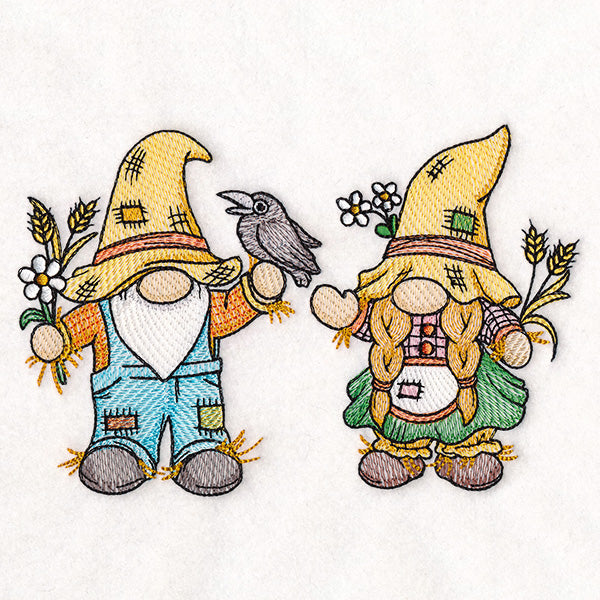 Autumn Scarecrow Gnomes