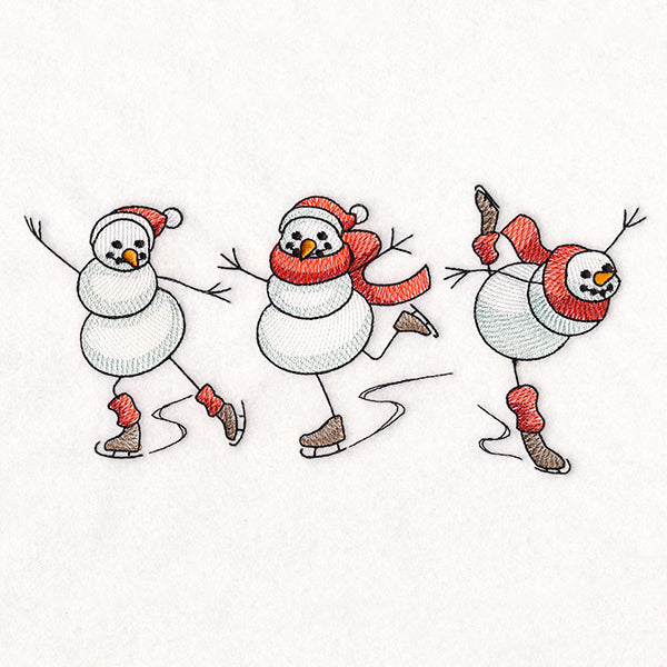 Christmas Magic Snowmen Skating