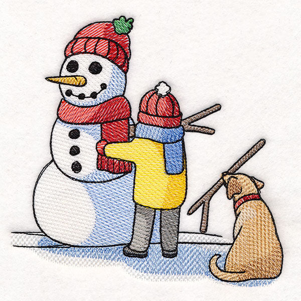 Build a Snowman at Christmas