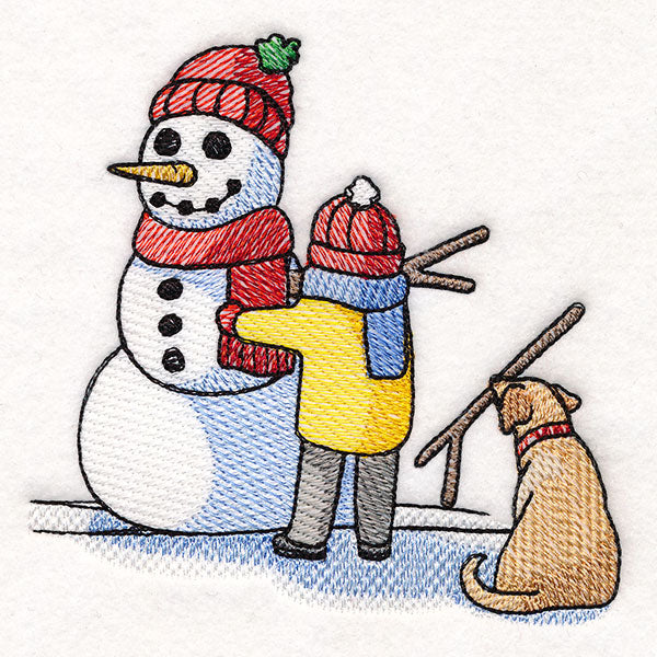 Build a Snowman at Christmas