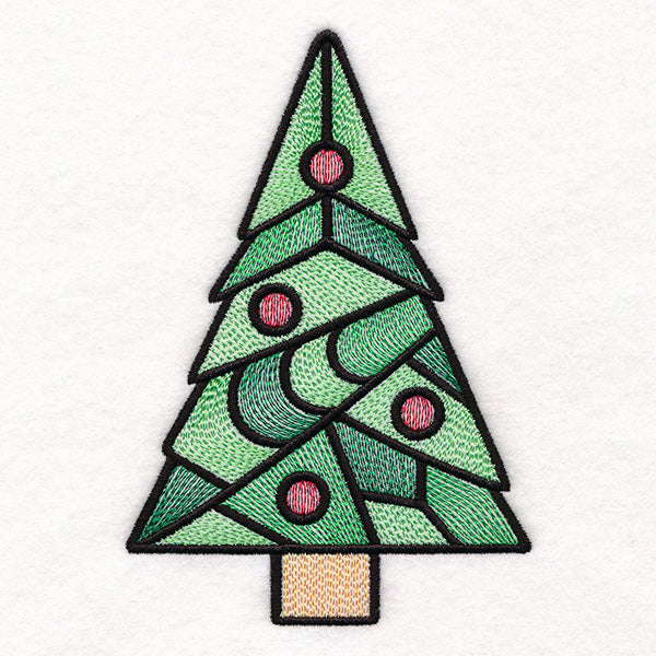 Stained Glass Christmas Accents - Tree