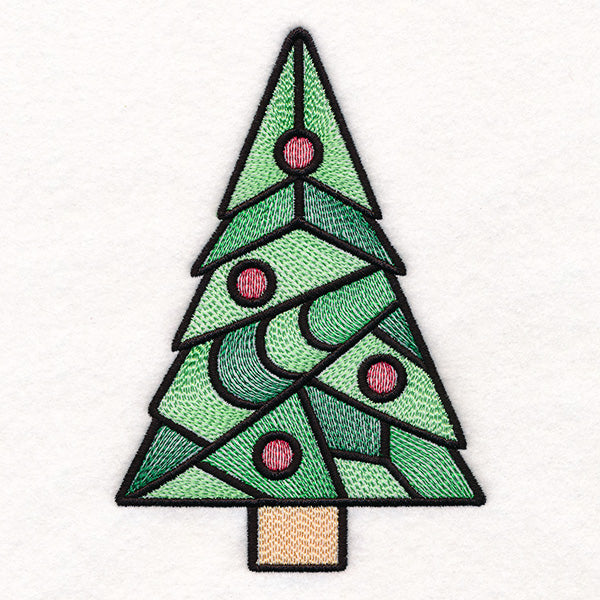 Stained Glass Christmas Accents - Tree
