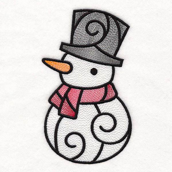 Stained Glass Christmas Accents - Snowman