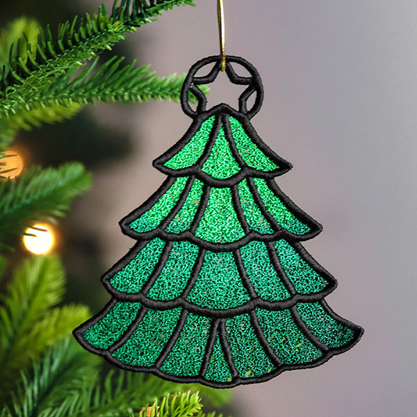 Christmas Charms Ornament - Tree (Lace)