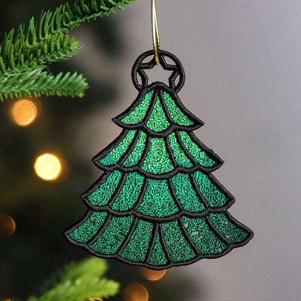 Christmas Charms Ornament - Tree (Lace)