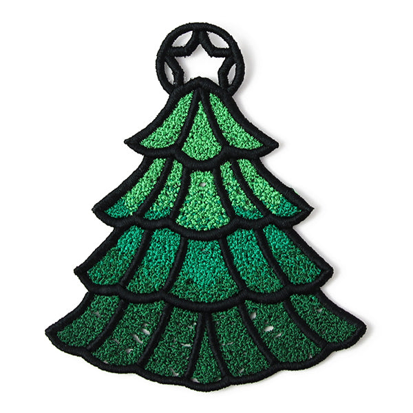 Christmas Charms Ornament - Tree (Lace)