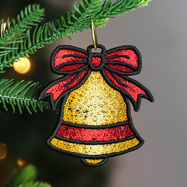 Christmas Charms Ornament - Bell (Lace)