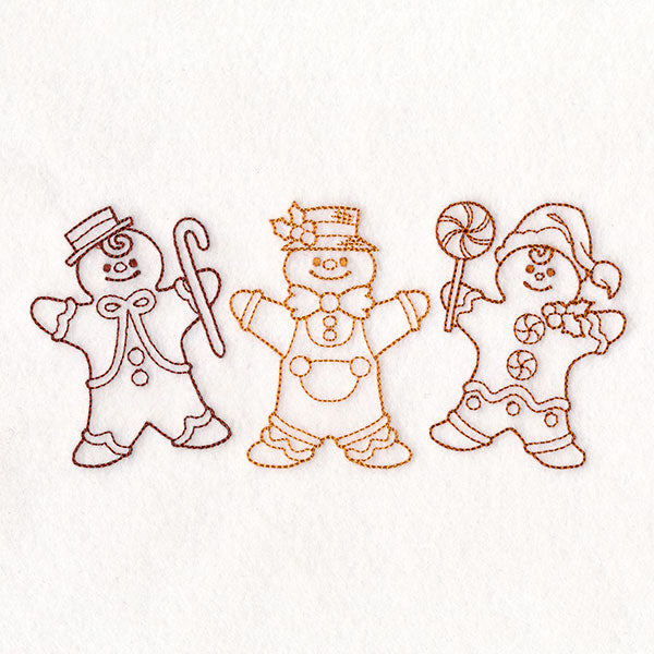 Storybook Christmas Characters - Gingerbread Men