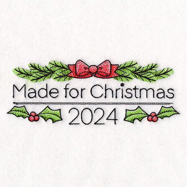 Made for Christmas 2024 Label