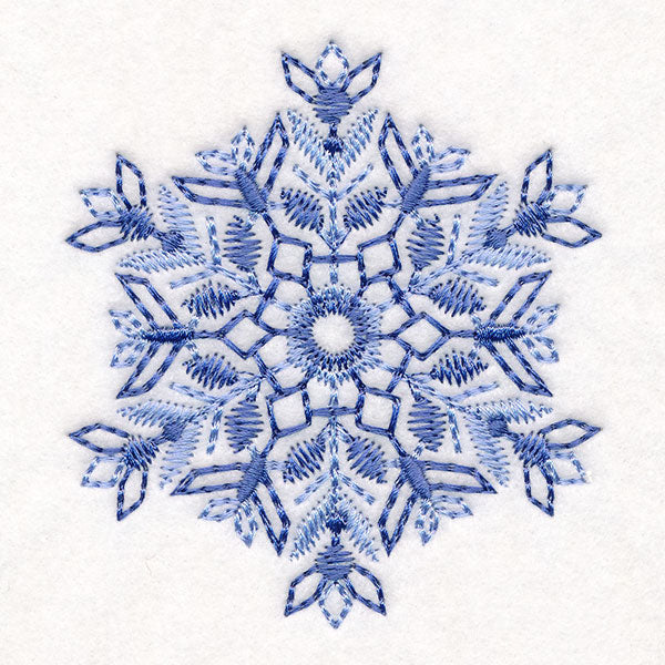 Textured & Delicate Snowflake 2
