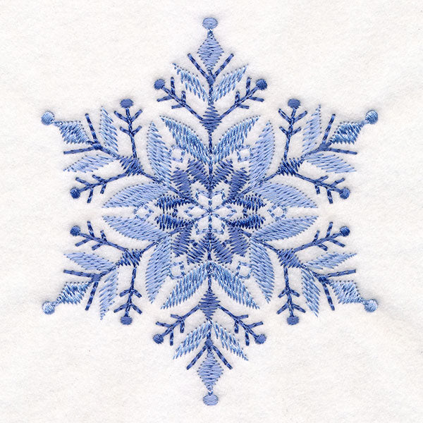 Textured & Delicate Snowflake 3