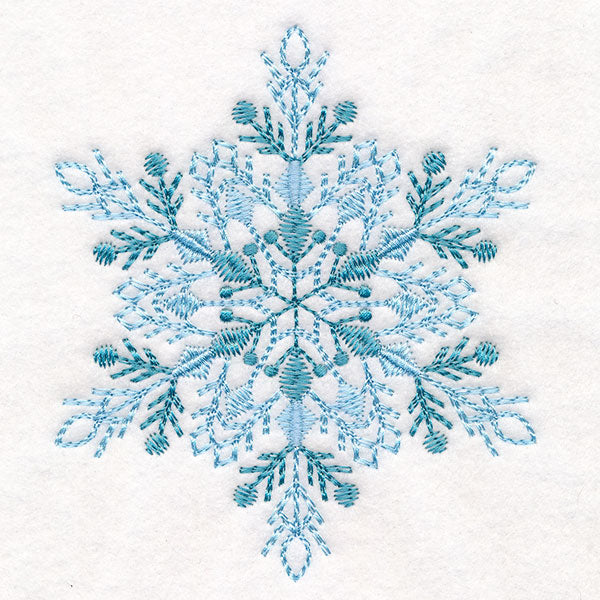 Textured & Delicate Snowflake 5
