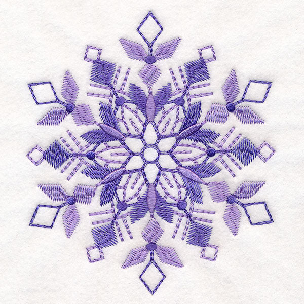 Textured & Delicate Snowflake 6