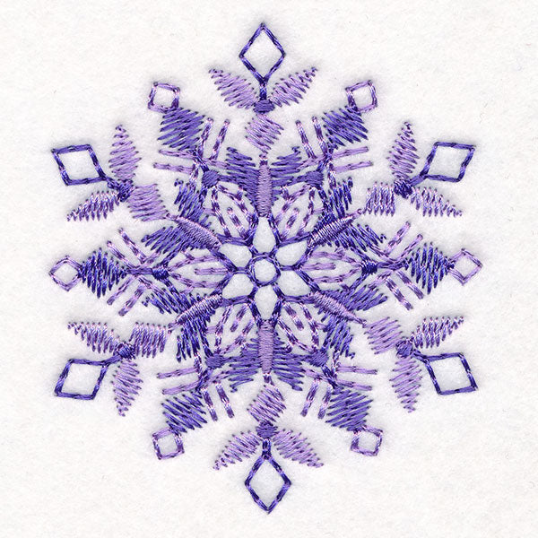 Textured & Delicate Snowflake 6