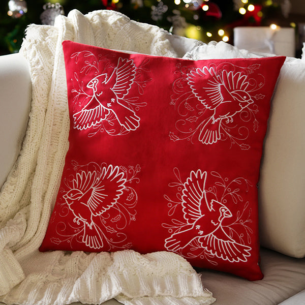 Merry Mistletoe Cardinal