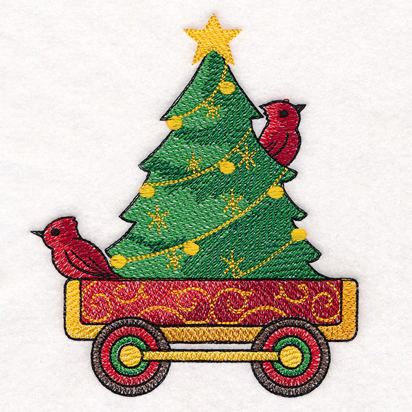 Storybook Christmas Train - Tree & Cardinal Car