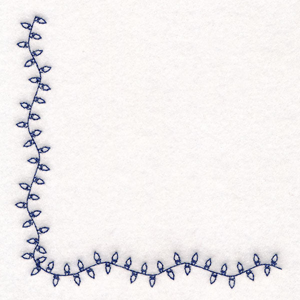 Delicate Christmas Corners - Lights
