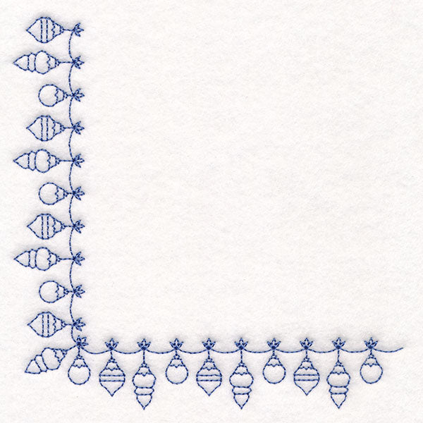Delicate Christmas Corners - Ornaments