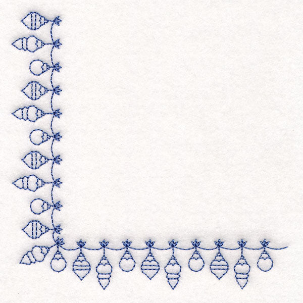 Delicate Christmas Corners - Ornaments