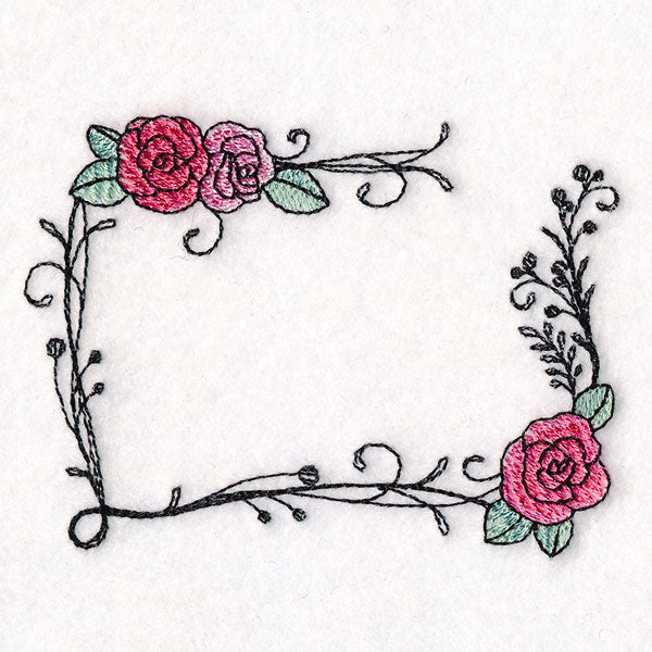 From the Heart Quilt Labels - Roses & Filigree