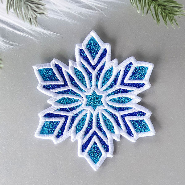 Frosted & Fancy Snowflakes - 3 (Lace)
