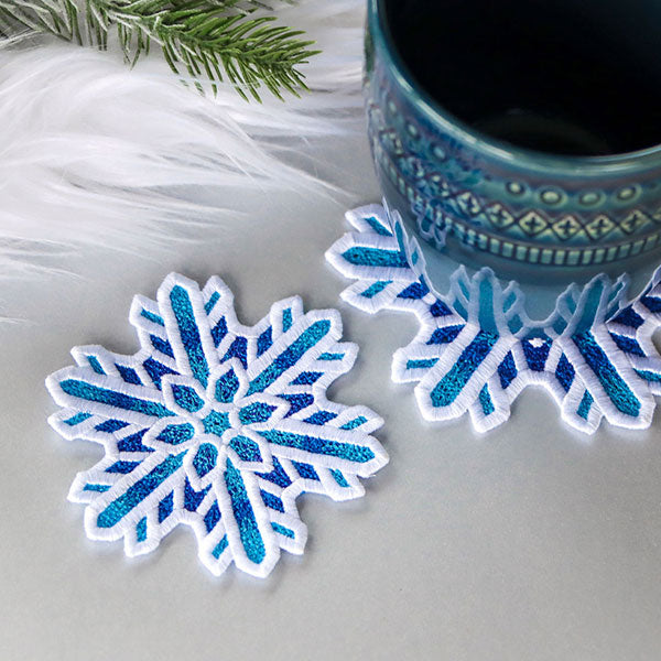 Frosted & Fancy Snowflakes - 2 (Lace)