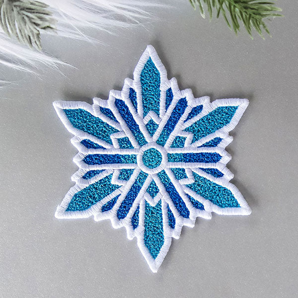 Frosted & Fancy Snowflakes - 1 (Lace)