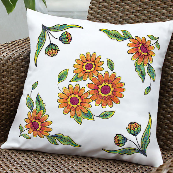 Color Theory Gerbera Daisy Corner 1