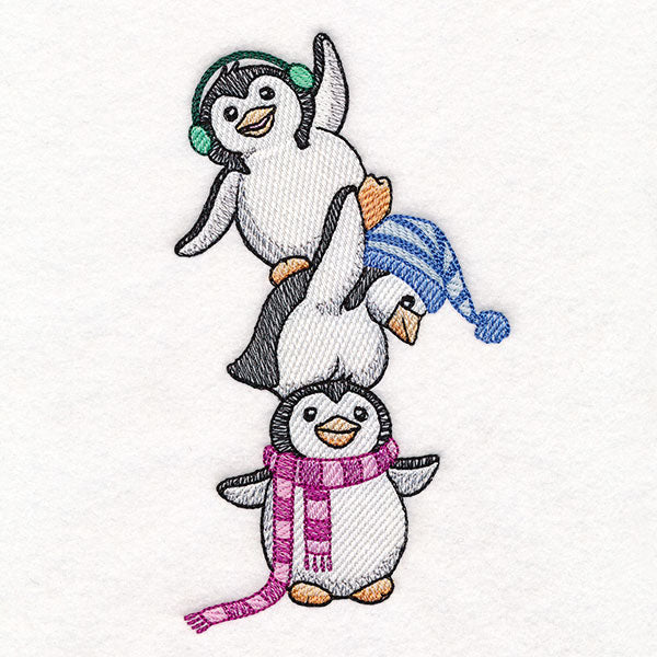 Winter Penguin Stack